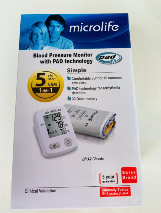  Máy Đo Huyết Áp Microlife BP A2 Classic